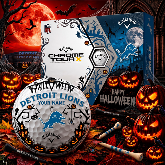 SIGNATURE NFL X DL EXCLUSIVE PERSONALIZED  HALLOWEEN HORROR FAIRWAY GOLF BALL COLLECTION