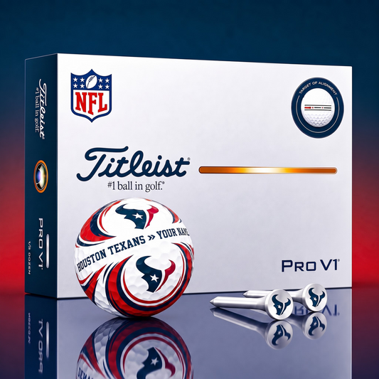 SIGNATURE NFL X HT DELUXE PERSONALIZED GOLF BALL SET LIMITED EDITION V3