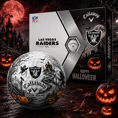 SIGNATURE NFL X LV PERSONALIZED HALLOWEEN HAUNTED GOLF BALL – LIMITED EDITION