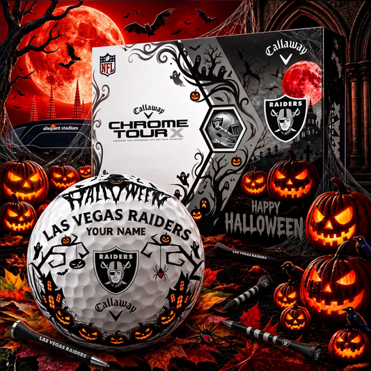 SIGNATURE NFL X LVR EXCLUSIVE PERSONALIZED  HALLOWEEN HORROR FAIRWAY GOLF BALL COLLECTION