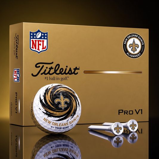 SIGNATURE NFL  X NOS DELUXE PERSONALIZED GOLF BALL LIMITED EDITION V03