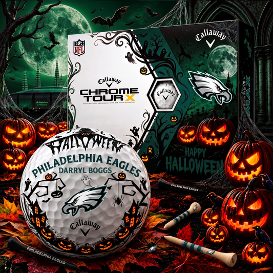 SIGNATURE NFL X PE EXCLUSIVE PERSONALIZED  HALLOWEEN HORROR FAIRWAY GOLF BALL COLLECTION