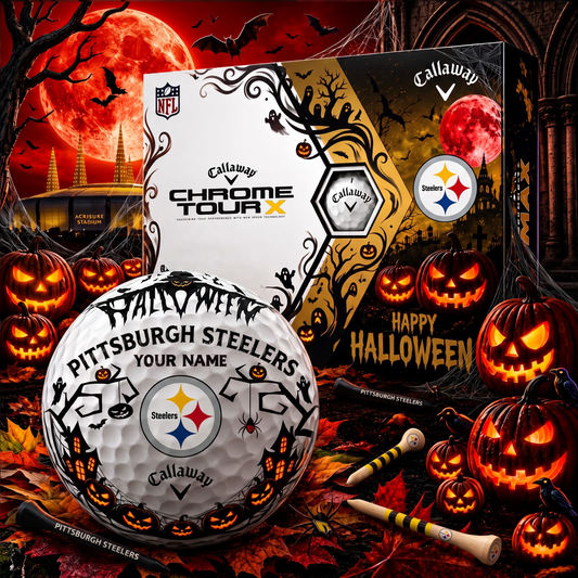 SIGNATURE NFL X PS EXCLUSIVE PERSONALIZED  HALLOWEEN HORROR FAIRWAY GOLF BALL COLLECTION