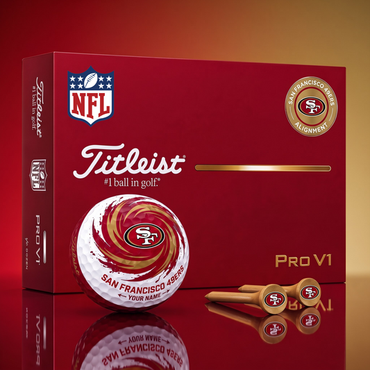 SIGNATURE NFL  X SF DELUXE PERSONALIZED GOLF BALL LIMITED EDITION V03