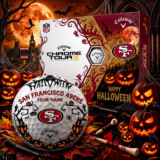 SIGNATURE NFL X SF EXCLUSIVE PERSONALIZED  HALLOWEEN HORROR FAIRWAY GOLF BALL COLLECTION
