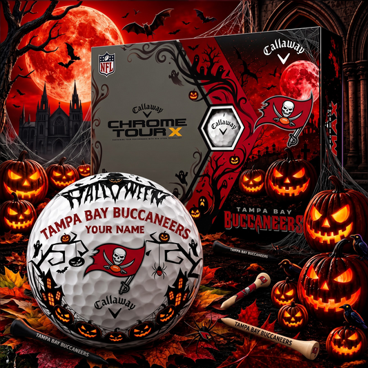SIGNATURE NFL X TBB EXCLUSIVE PERSONALIZED  HALLOWEEN HORROR FAIRWAY GOLF BALL COLLECTION