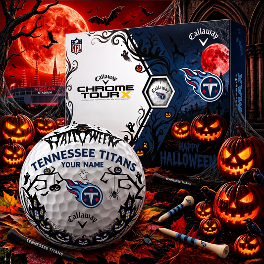 SIGNATURE NFL X TT EXCLUSIVE PERSONALIZED  HALLOWEEN HORROR FAIRWAY GOLF BALL COLLECTION