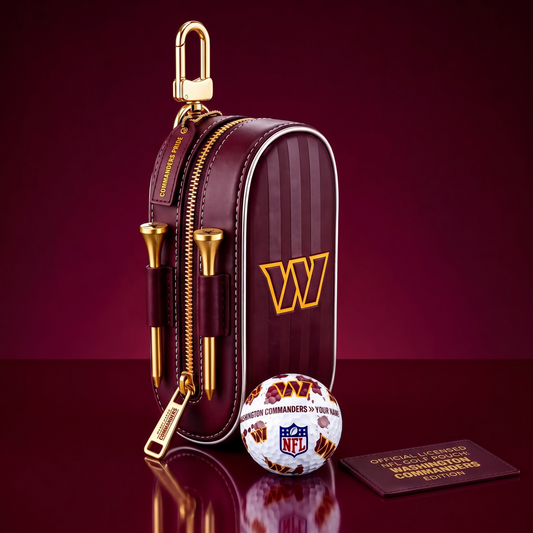 SIGNATURE NFL X WC DELUXE LEATHER  GOLF POUCH FOR TOURNAMENT