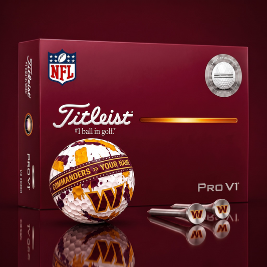 SIGNATURE NFL X WC DELUXE PERSONALIZED GOLF BALL LIMITED EDITION