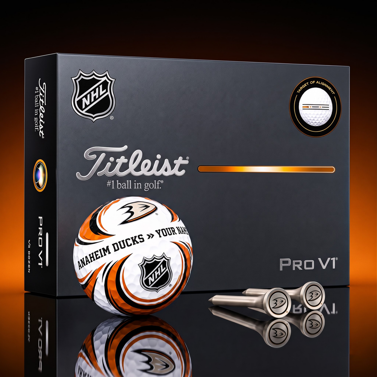 SIGNATURE NHL X AD DELUXE PERSONALIZED GOLF BALL SET LIMITED EDITION V3