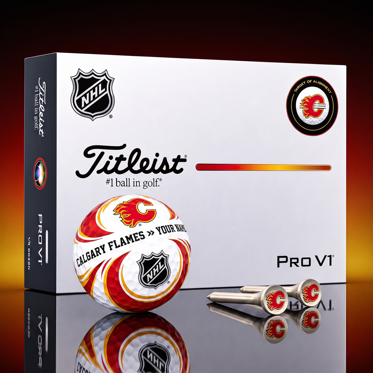 SIGNATURE NHL X CF DELUXE PERSONALIZED GOLF BALL SET LIMITED EDITION V3