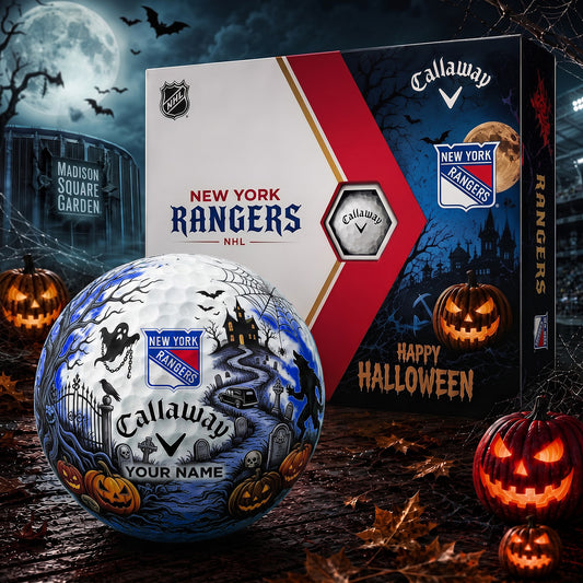 SIGNATURE NHL X NYR PERSONALIZED HALLOWEEN HAUNTED GOLF BALL – LIMITED EDITION