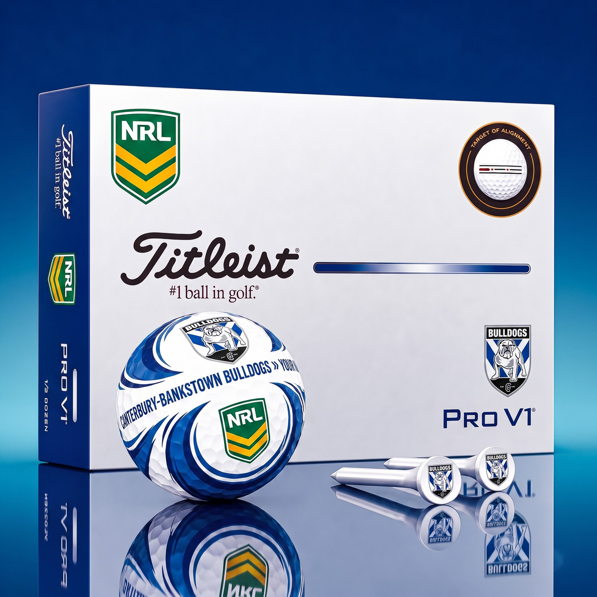 SIGNATURE NRL X CBB DELUXE PERSONALIZED GOLF BALL LIMITED EDITION V3