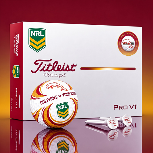 SIGNATURE NRL X DOL DELUXE PERSONALIZED GOLF BALL LIMITED EDITION V3