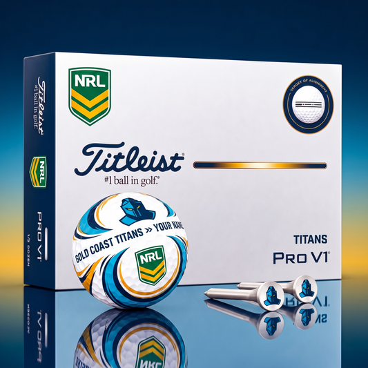 SIGNATURE NRL X GCT DELUXE PERSONALIZED GOLF BALL LIMITED EDITION V3