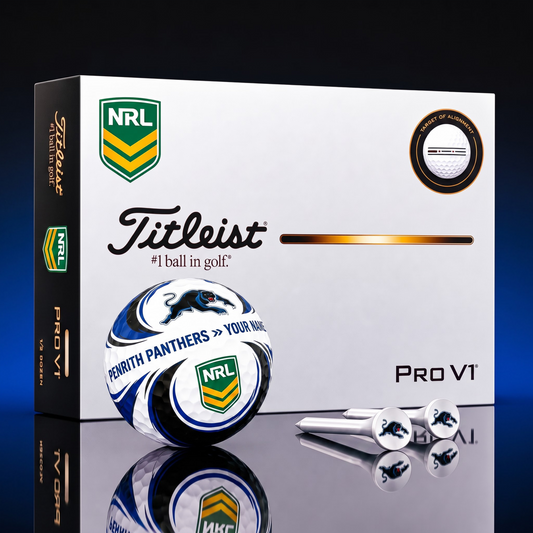 SIGNATURE NRL X PP DELUXE PERSONALIZED GOLF BALL  LIMITED EDITION V3