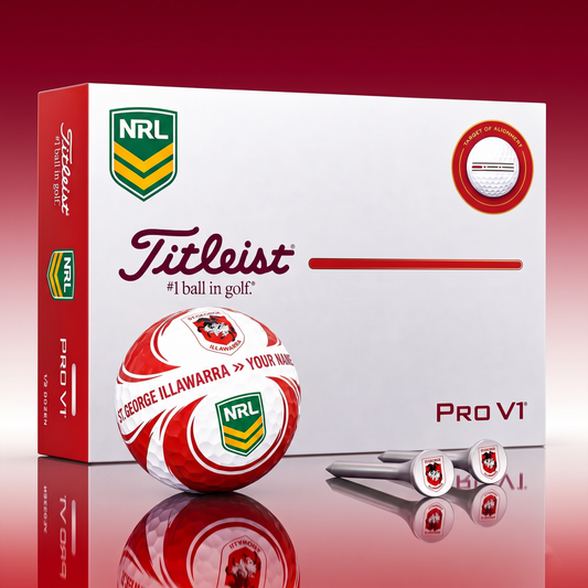 SIGNATURE NRL X SGID DELUXE PERSONALIZED GOLF BALL  LIMITED EDITION V3