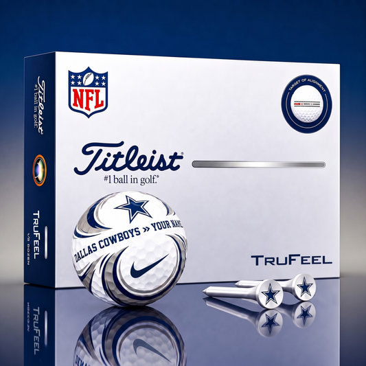 SIGNATURE NFL X DC DELUXE PERSONALIZED GOLF BALL  LIMITED EDITION V4 NDT VHM 150826