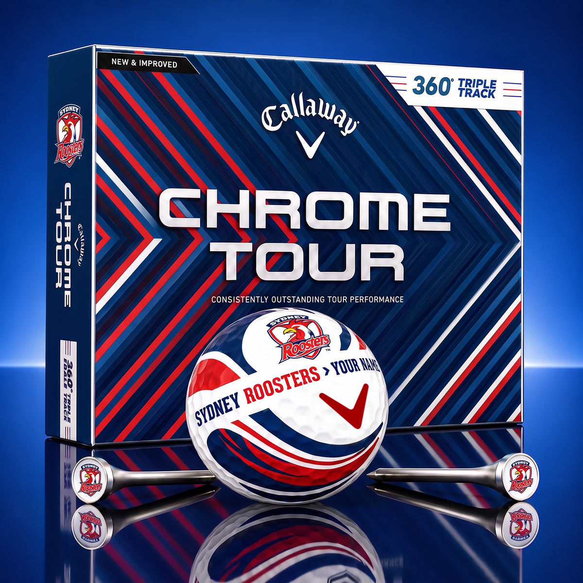 SIGNATURE  NRL X SR EXCLUSIVE  TOURNAMENT  PERSONALIZED GOLF BALL V3 COLLECTION NDT VHM 270826