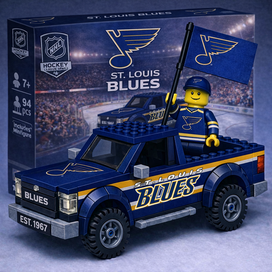 STL x NHL Building Blocks Truck Toy Set V1 DatND DVT