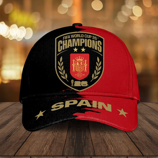 Spain National Team 2026 FIFA World Cup Champions Classic Cap V3