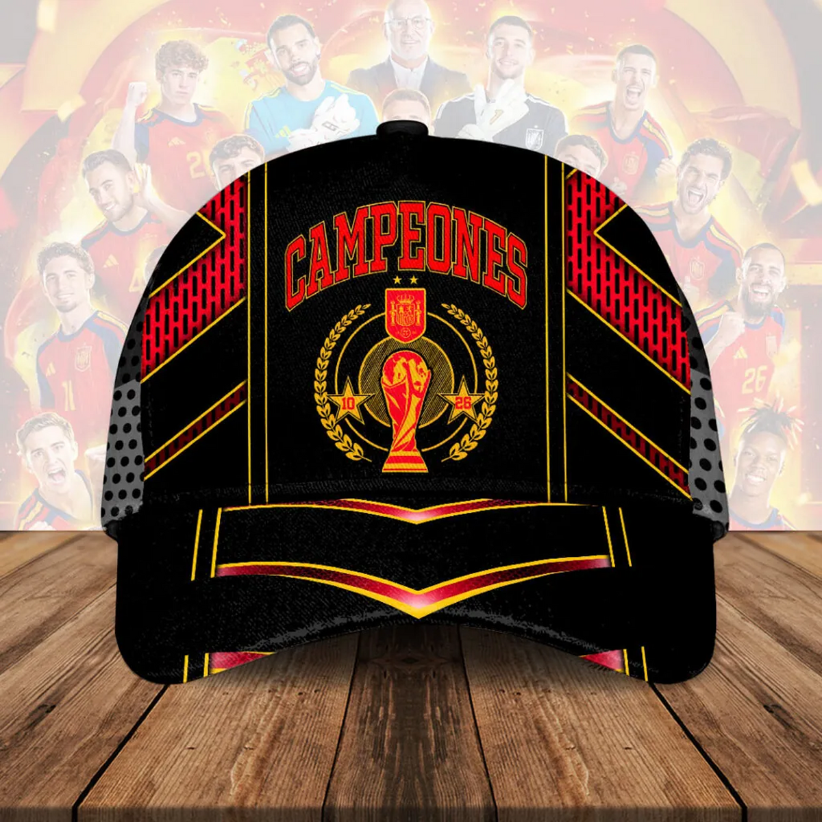 Spain National Team 2026 FIFA World Cup Champions Classic Cap V6