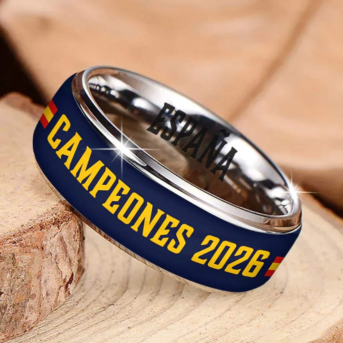 Spain National Team 2026 FIFA World Cup Champions Custom Alloy Ring V2