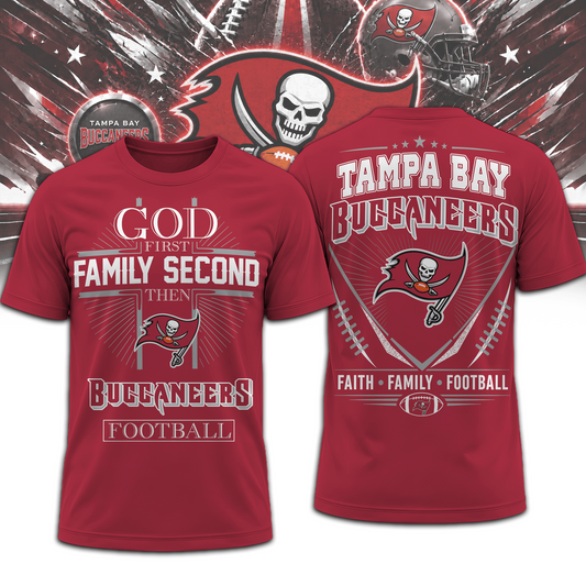 TB x NFL Faith, Family, Football 3D Shirt
