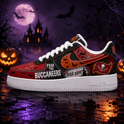 TB x NFL Fear The Team Halloween AF1 Sneakers 1807