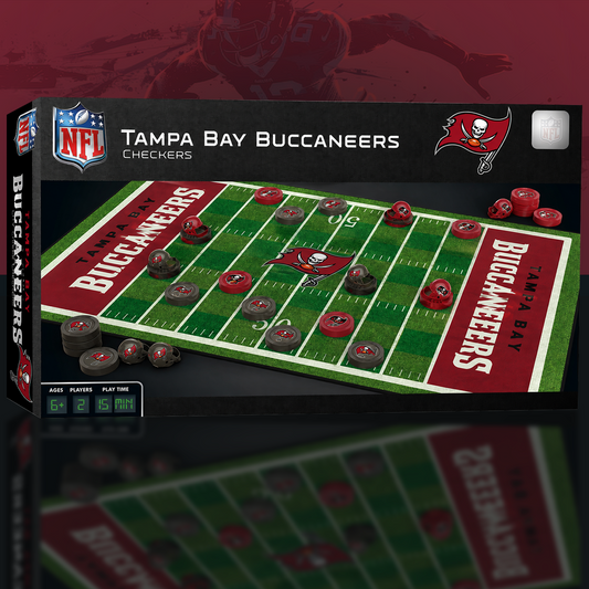 TB x NFL Premium Checkers Game