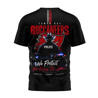 TB x NFL Premium Police Tribute Team 3D Shirt