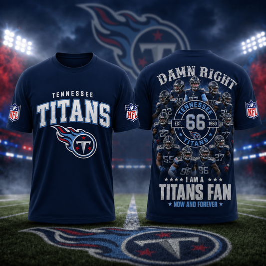 TEN x NFL Damn Right Forever Fan 3D Shirt