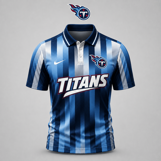 TEN x NFL Premium Team Polo Shirt For Men Football