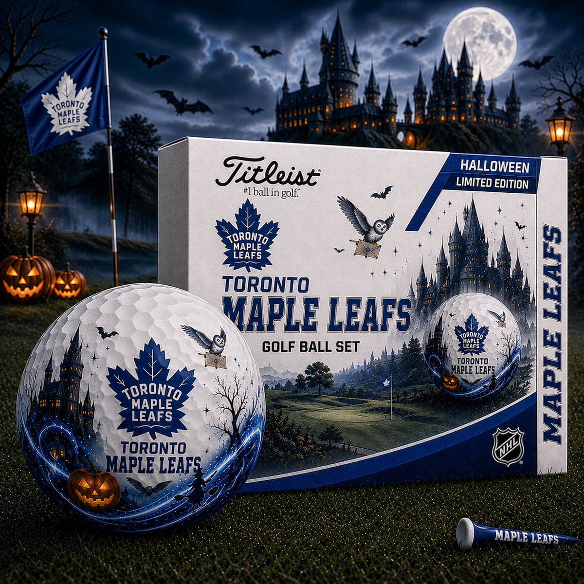 TOR x NHL Halloween Edition Golf Ball Set Premium Golf Balls