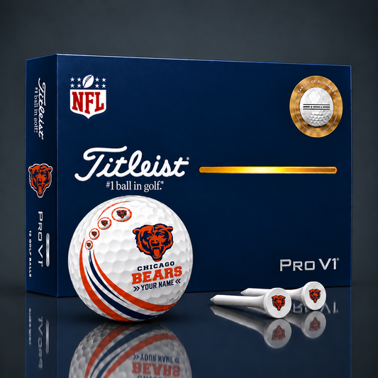 Titleist X Premium NFL CHI PERSONALIZED GOLF BALL LIMITED EDITION  V4