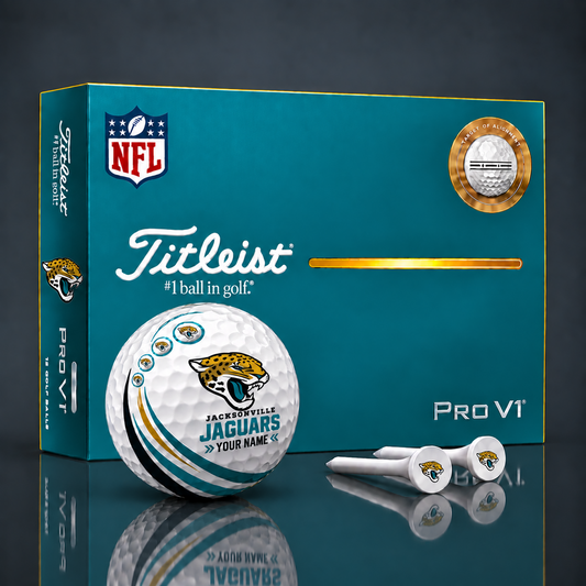 Titleist X Premium NFL JAC PERSONALIZED GOLF BALL LIMITED EDITION  V4