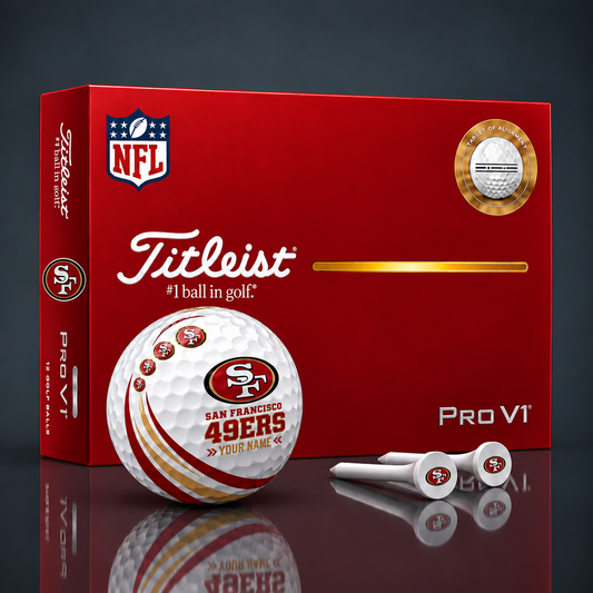 Titleist X Premium NFL KSF PERSONALIZED GOLF BALL LIMITED EDITION  V4