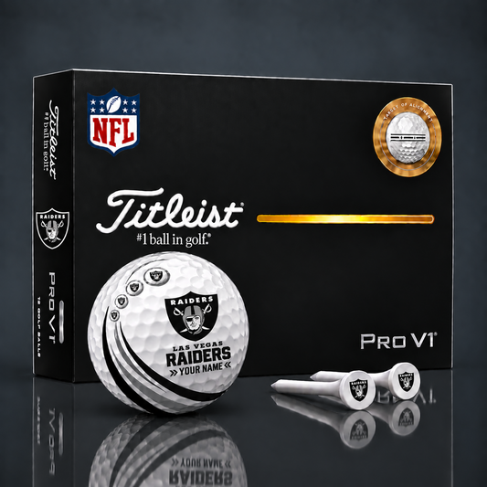 Titleist X Premium NFL LV PERSONALIZED GOLF BALL LIMITED EDITION  V4