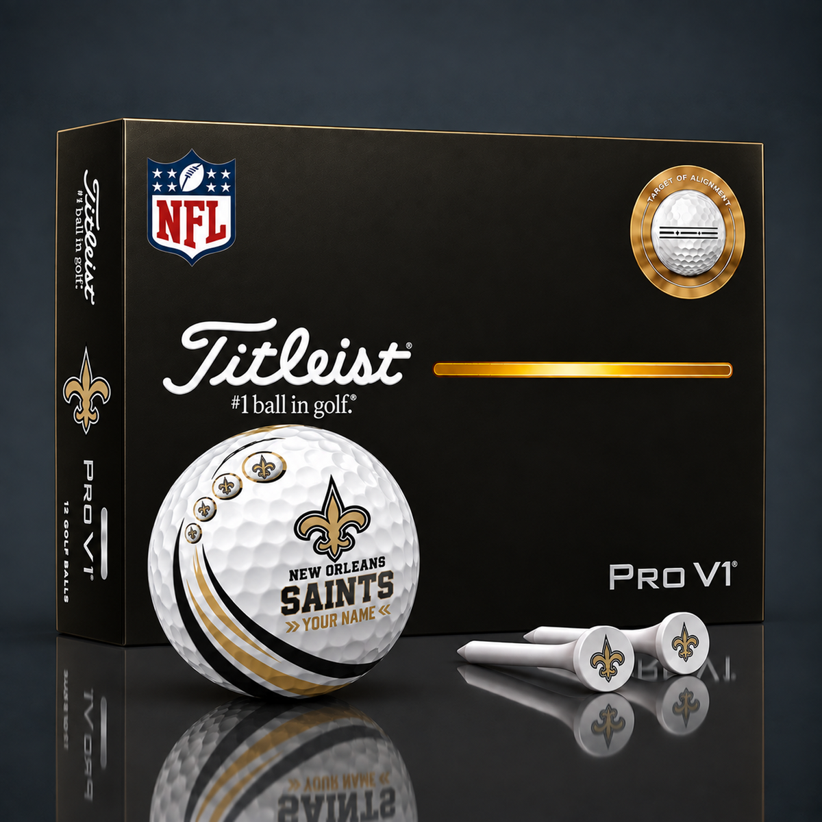 Titleist X Premium NFL NO PERSONALIZED GOLF BALL LIMITED EDITION  V4