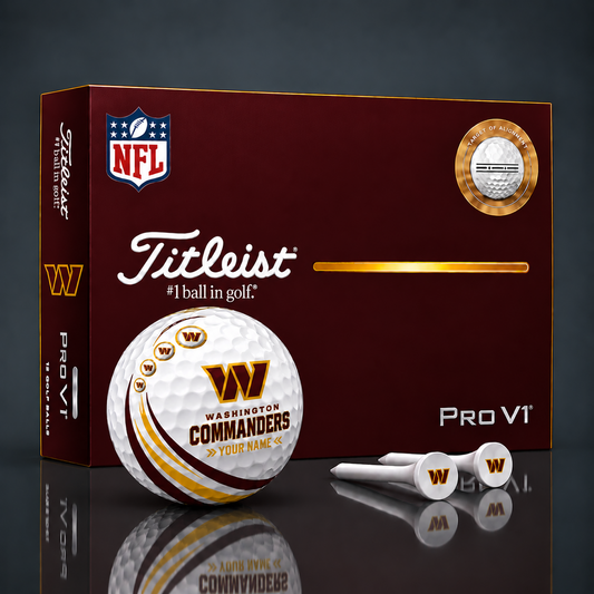 Titleist X Premium NFL WAS PERSONALIZED GOLF BALL LIMITED EDITION  V4