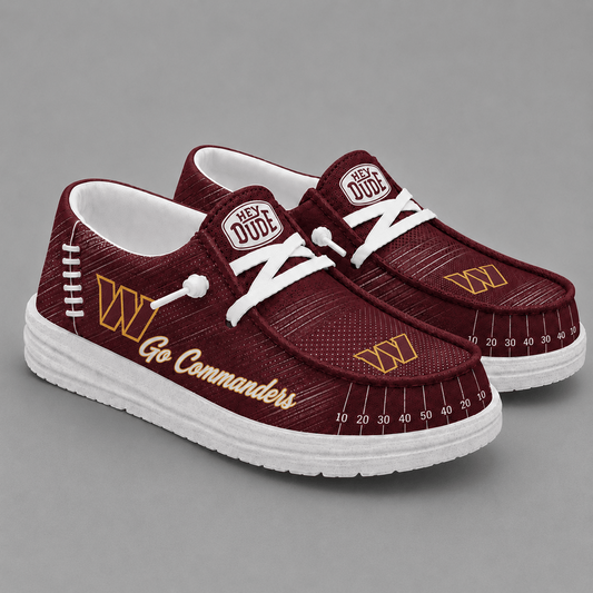 WAS Premium NFL Football Field Fan Loafer Shoes
