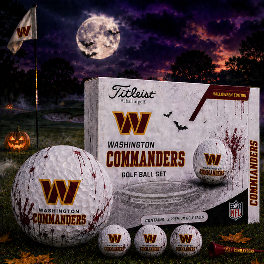 WAS x NFL Halloween Edition Golf Ball Set  3 Premium Golf Balls
