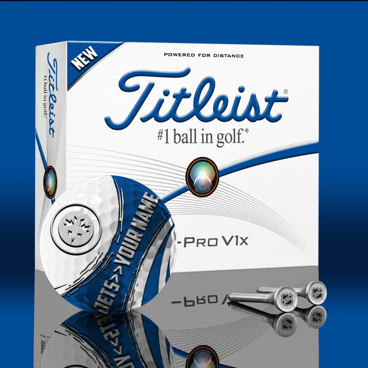 WPG x NHL PERSONALIZED GOLF BALL LIMITED EDITION