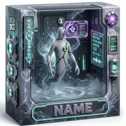 Custom Photo Acrylic Plaque, Personalized Alien Hero Collectible, Cartoon Action Figure Style Gift, Custom Fan Display Decor, Sci-Fi Inspired Acrylic Plaque Gift For Fans BQH