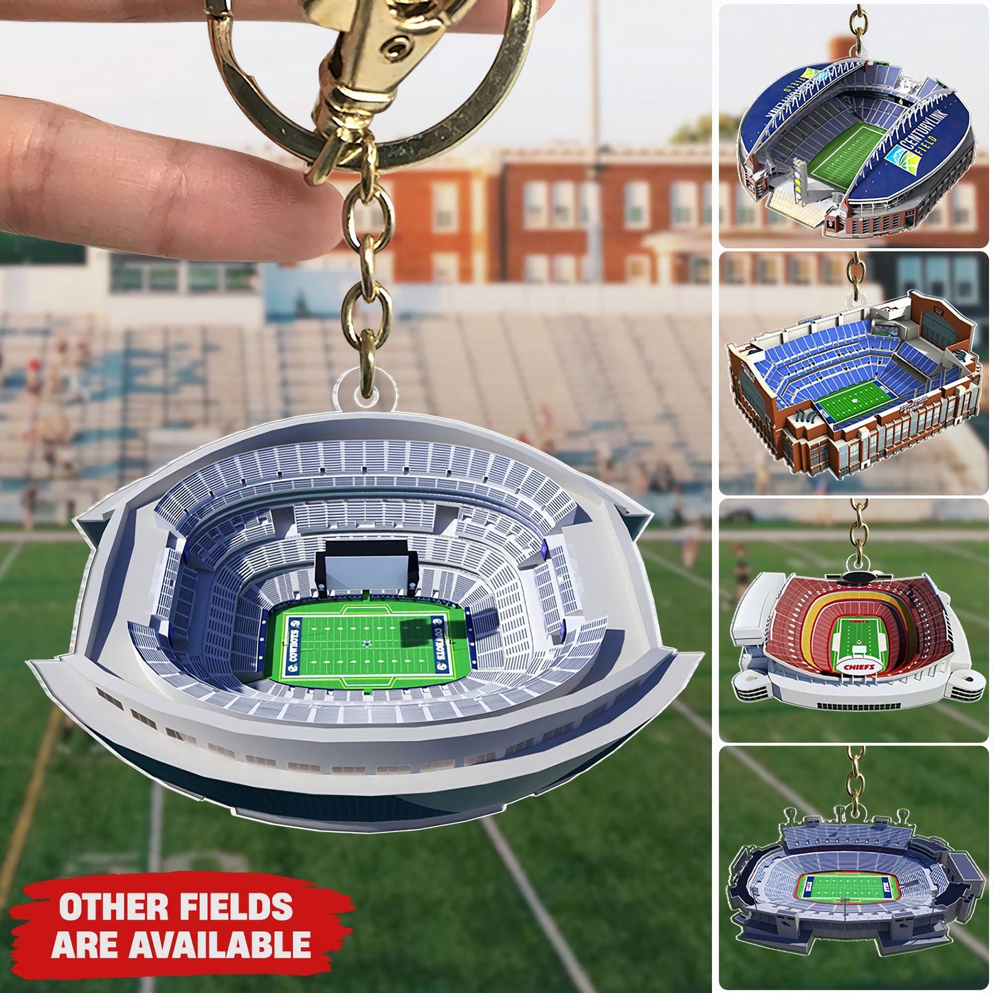 NFL Team Gifts For Football Fan Keychain 0606 NAK TTT