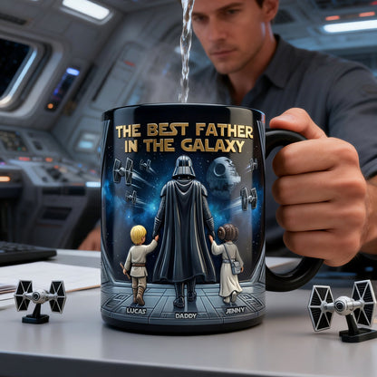 The Best Father Magic Coffee Mug - Personalized Gifts For Father PTT