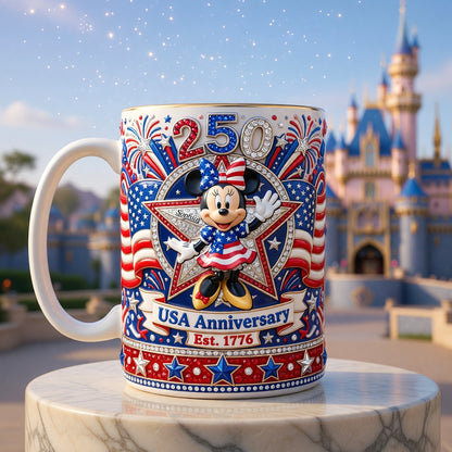 250th Anniversary USA Coffee Mug - Personalized Gifts For Patriots 0206 NAK TTT