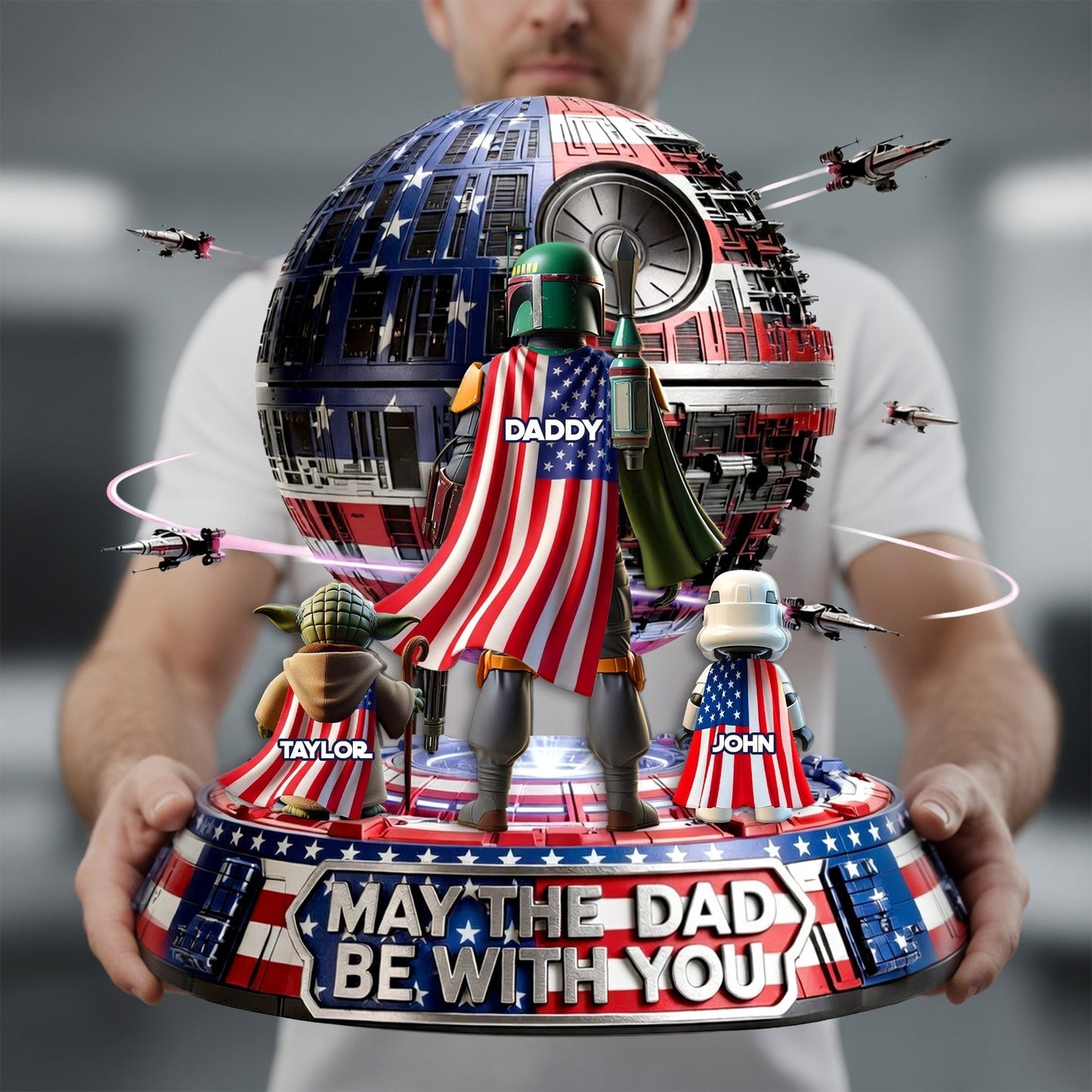 Universe Dad Acrylic Plaque - Personalized Gifts For Dad 0206 NAK NHT