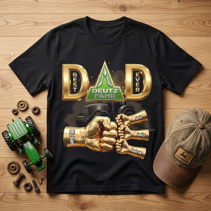 Best Farmer Dad Ever Shirt - Personalized Gifts For Dads 2705 NAK NHT