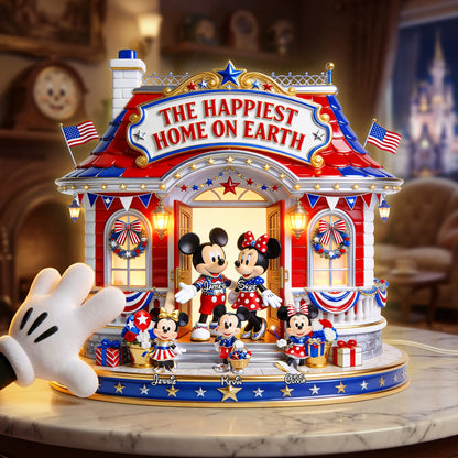 Premium The Happinest Home On Earth Acrylic Light Box NMD CTKT